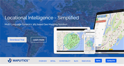 Desktop Screenshot of maplytics.com