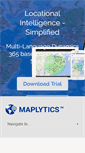 Mobile Screenshot of maplytics.com